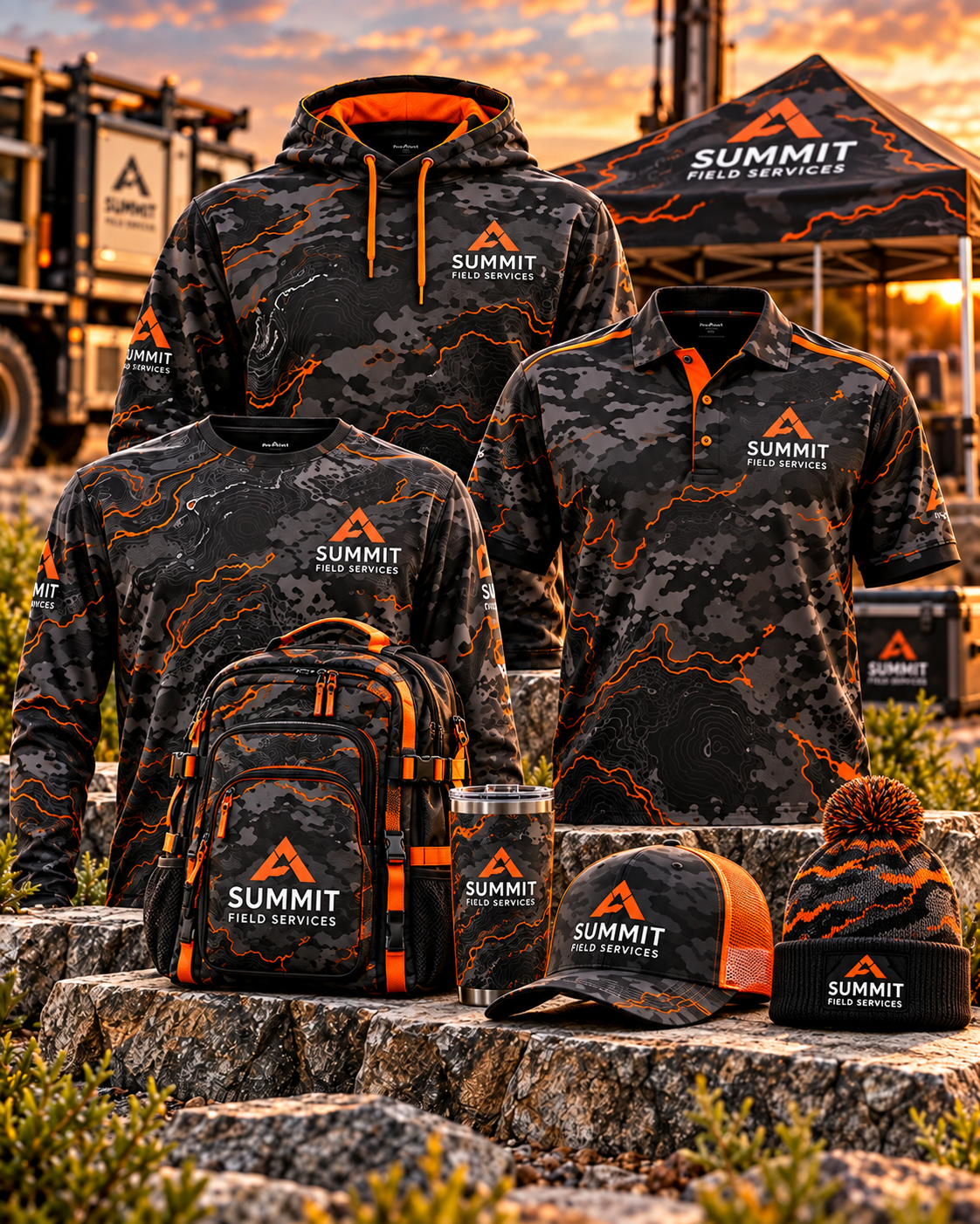Custom branded collection created for Summit Field Services