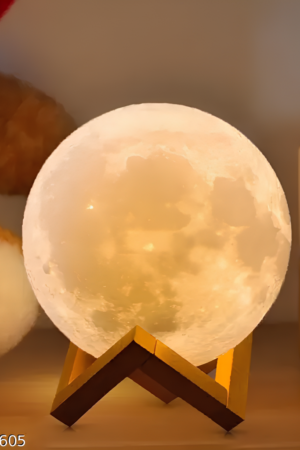 🌕✨ 3D 7-Color Moon Lamp | Rechargeable & Decorative 🌙💡